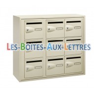 Boîte aux lettres 9 volumes sur pied