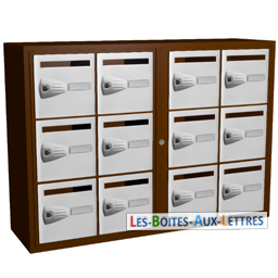 12 boites aux lettres collectives