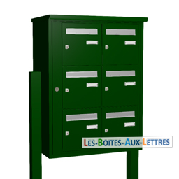 boites aux lettres 6 cases