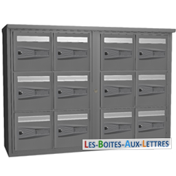 boites aux lettres collectives 12 cases